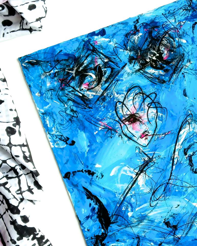 Original Portraiture Women Painting by Valerie Koval
