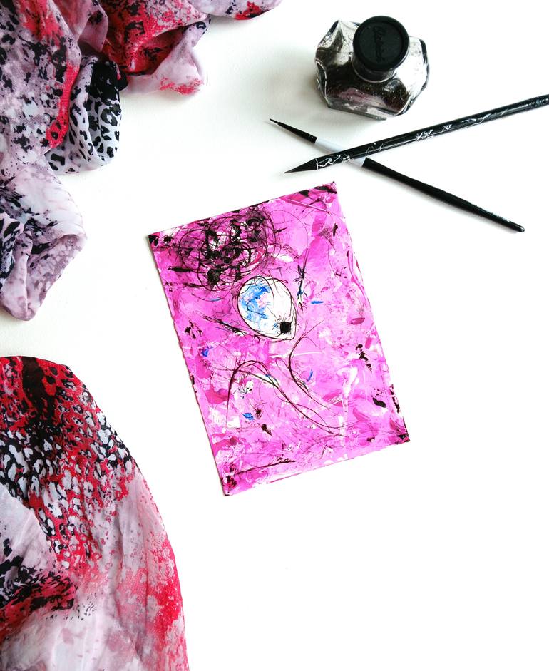 Original Portraiture Women Painting by Valerie Koval