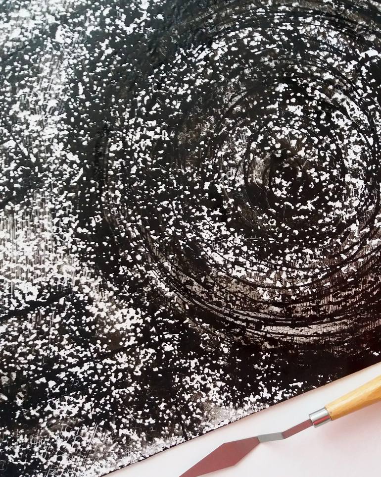 Original Abstract Geometric Painting by Valerie Koval