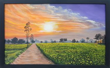 Print of Landscape Paintings by Fahad Yasin