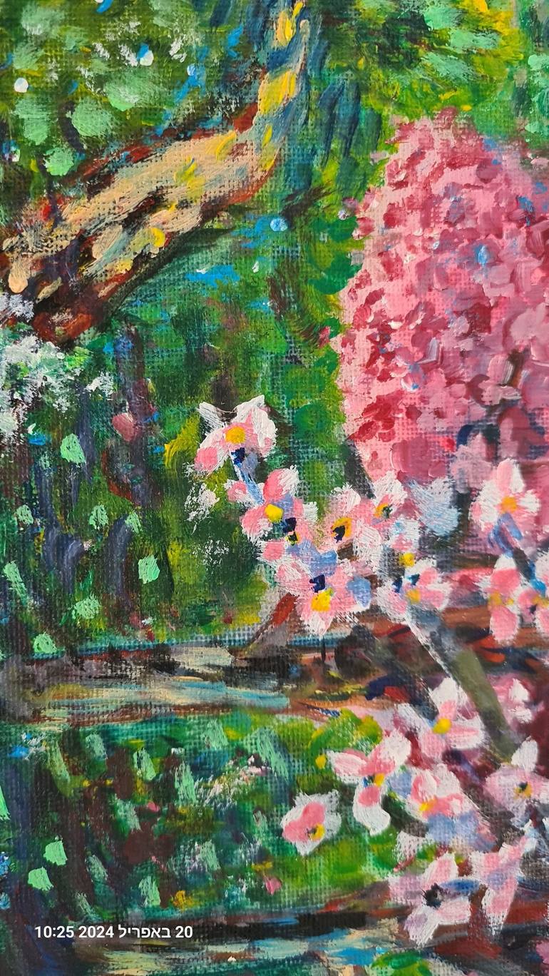 Original Impressionism Botanic Painting by Elena Eryomina