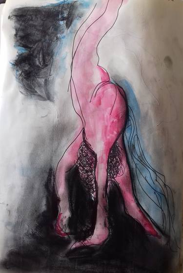 Original Nude Drawings by suzanne caines