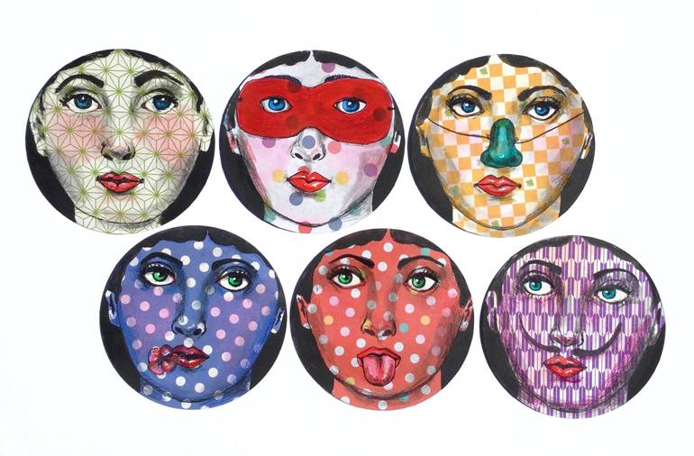 OaF omaggio a Fornasetti Painting