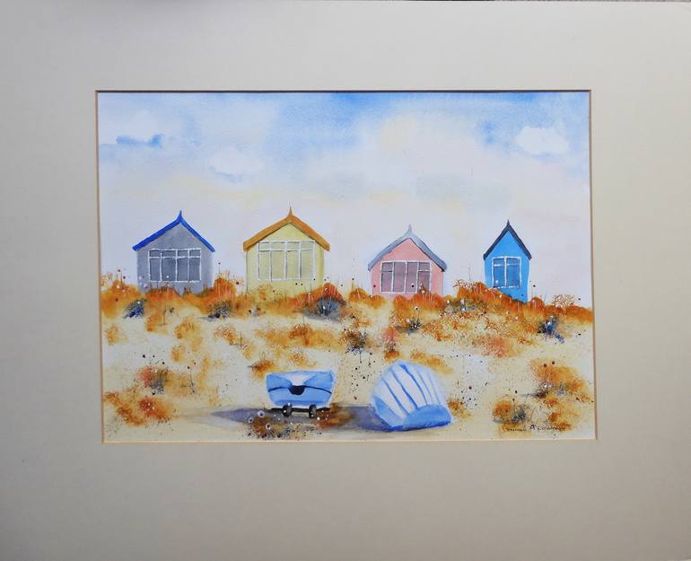 Original Fine Art Beach Painting by Frances Coleman