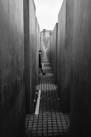 At the Memorial to the Murdered Jews of Europe, Berlin thumb