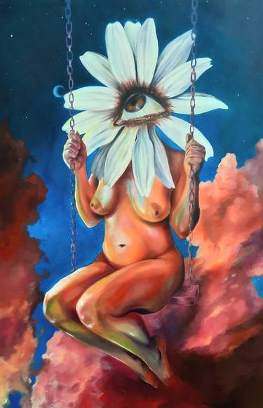Original Nude Painting by Samantha Schneider