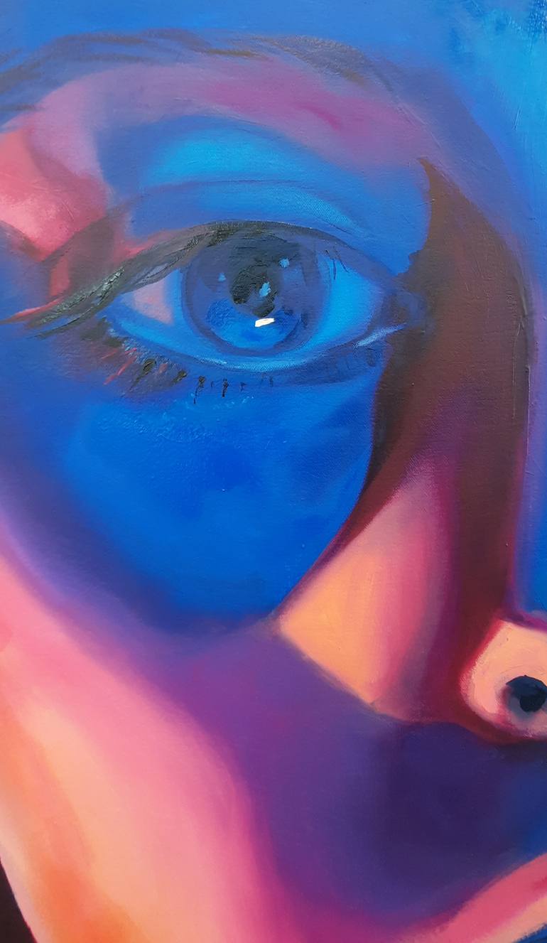 Original Figurative People Painting by Samantha Schneider