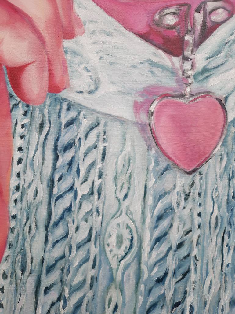 Original Surrealism People Painting by Samantha Schneider