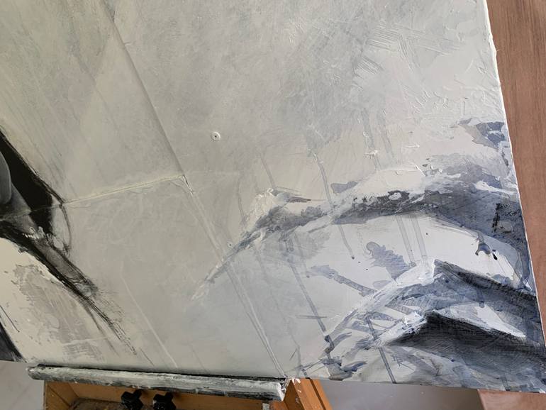 Original Abstract People Painting by Daniel Ringelberg