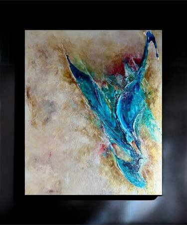 Original Conceptual Abstract Mixed Media by Tomo Sakurai