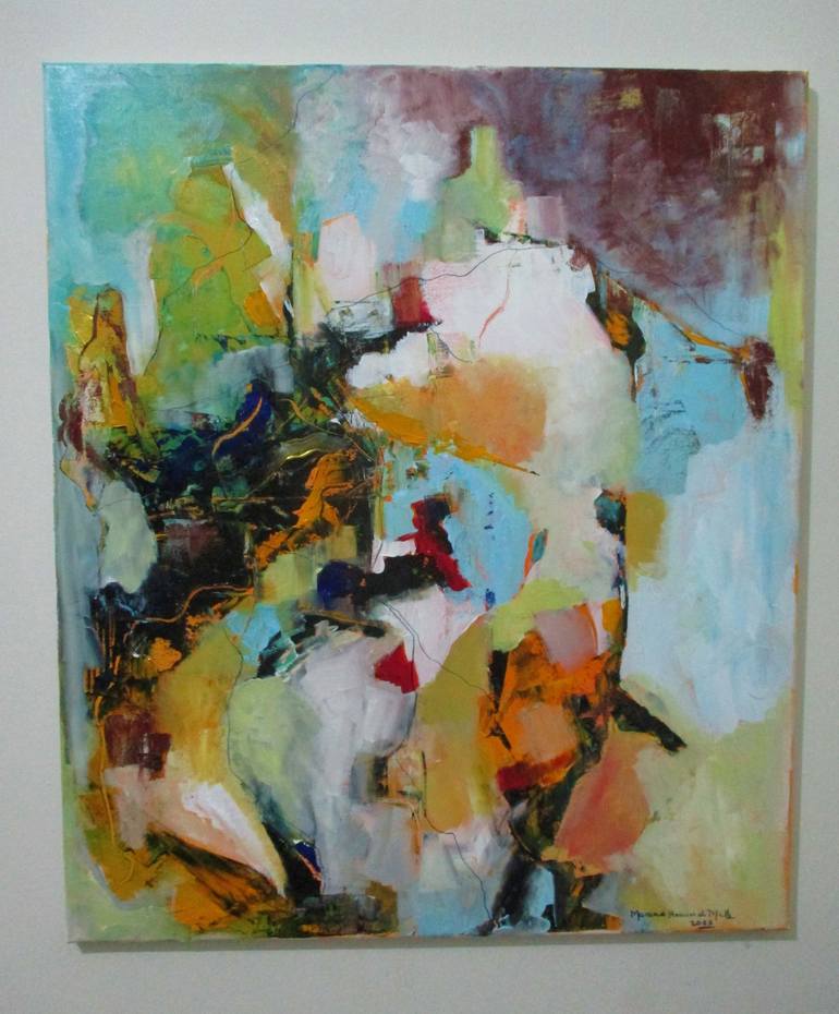 Original Abstract Painting by Mariana Homem de Mello