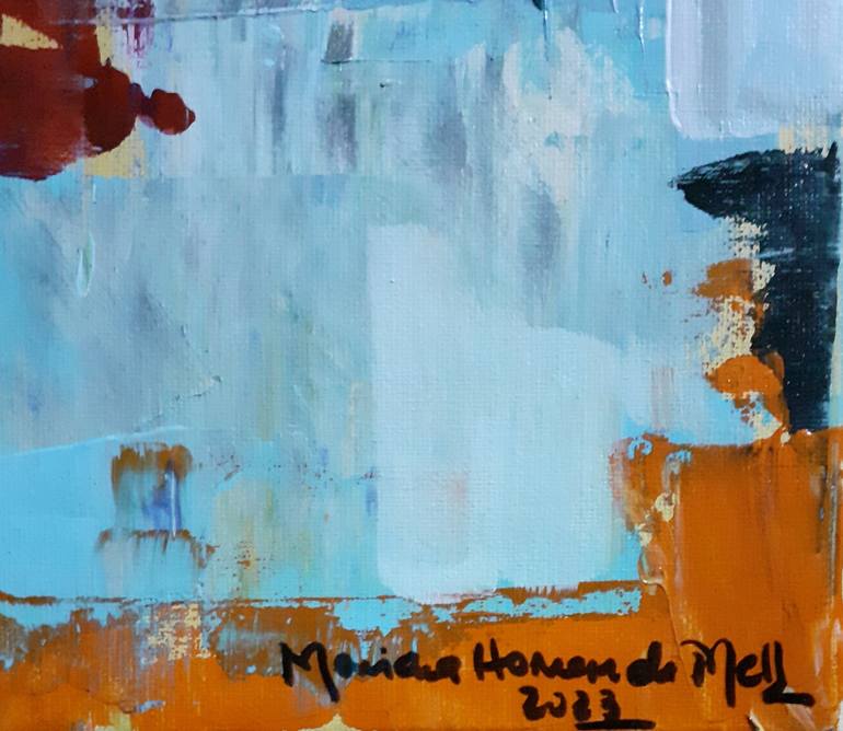 Original Abstract Expressionism Abstract Painting by Mariana Homem de Mello