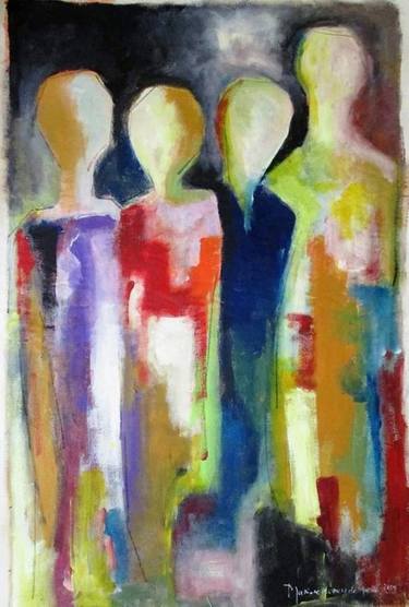 Original Abstract Women Paintings by Mariana Homem de Mello