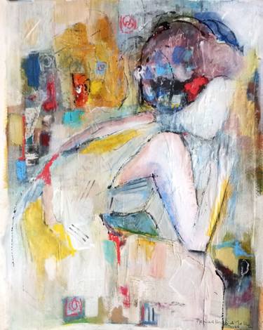 Original Abstract Expressionism Abstract Paintings by Mariana Homem de Mello