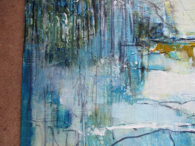 Original Abstract Expressionism Landscape Painting by Mariana Homem de Mello