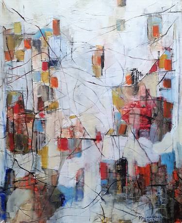 Original Abstract Expressionism Abstract Paintings by Mariana Homem de Mello