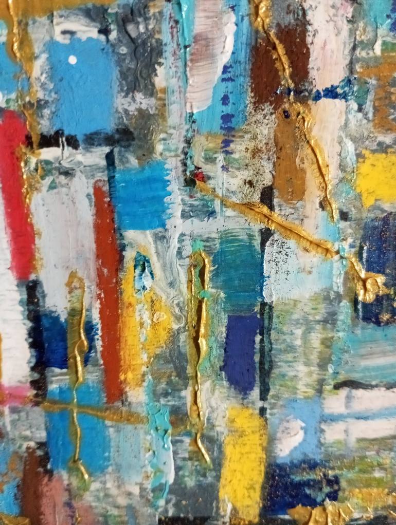 Original Abstract Expressionism Abstract Painting by Mariana Homem de Mello