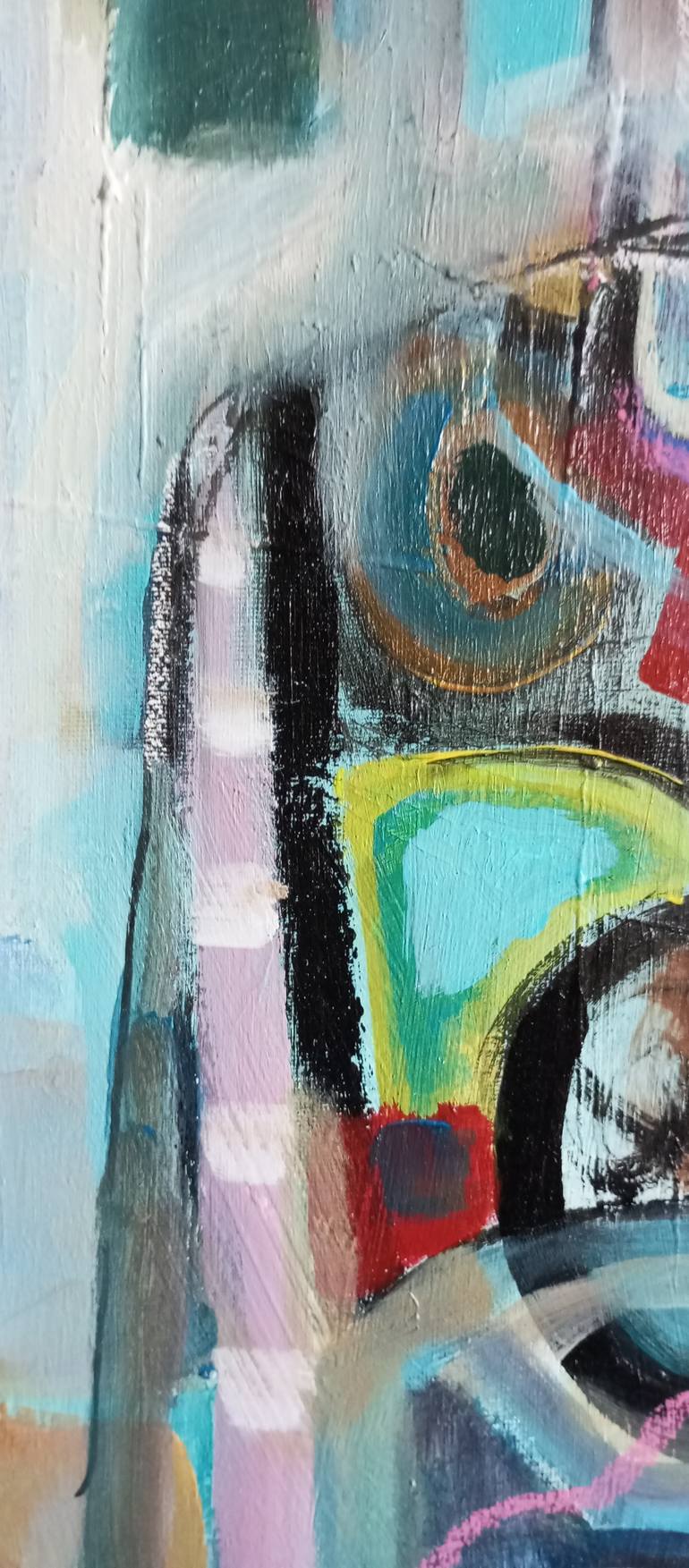 Original Abstract Expressionism Abstract Painting by Mariana Homem De Mello