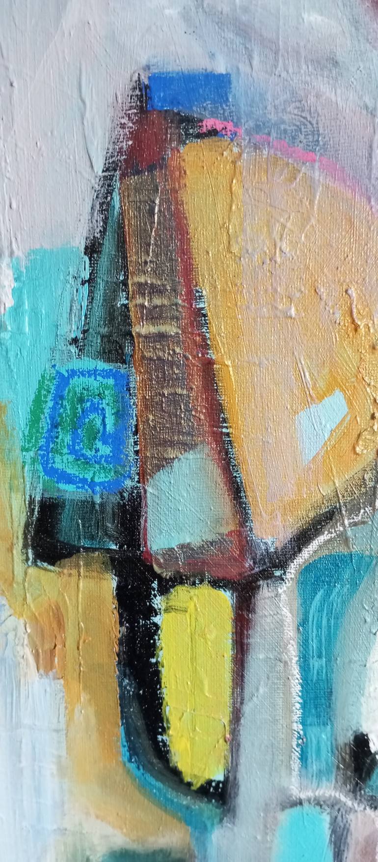 Original Abstract Expressionism Abstract Painting by Mariana Homem De Mello