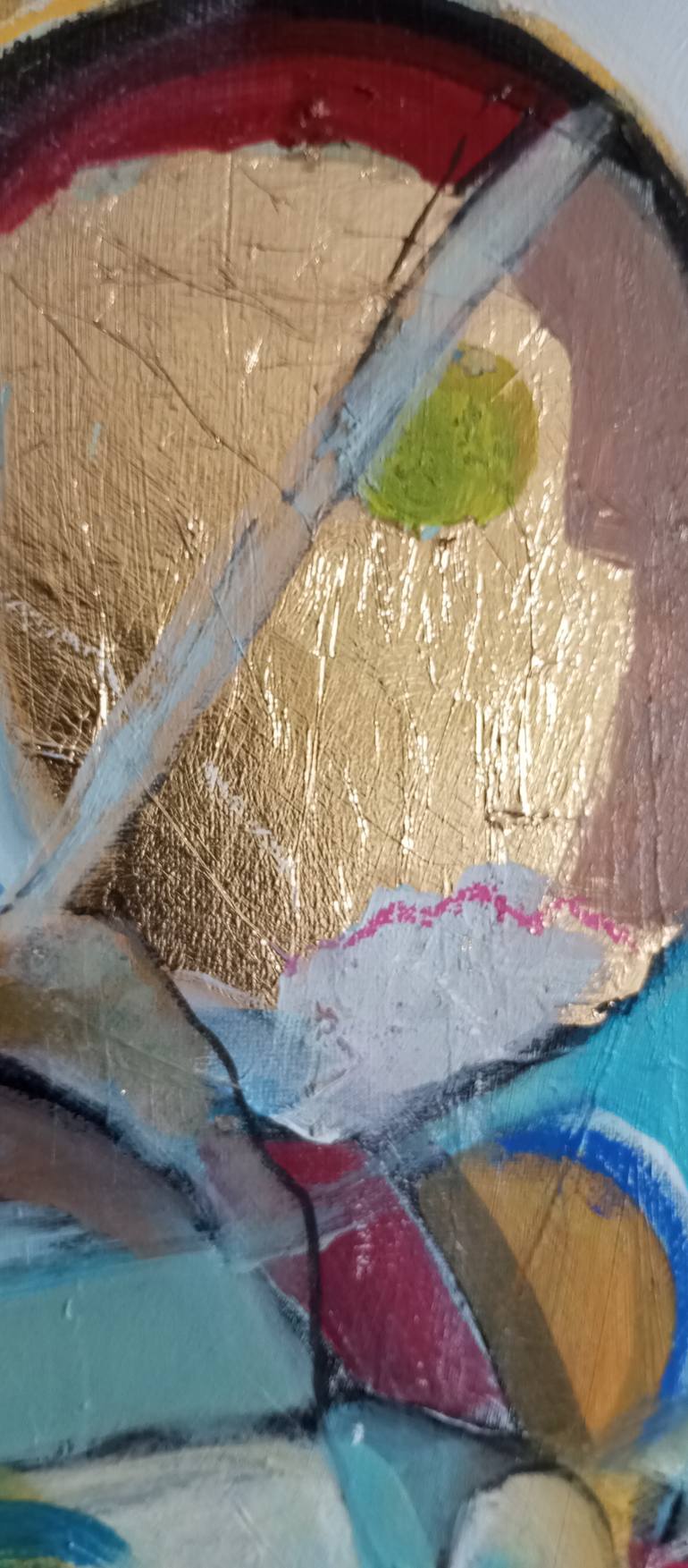 Original Abstract Expressionism Abstract Painting by Mariana Homem De Mello