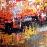 In this artwork I was inspired by a dream. I hope the viwers feel the energyand the different textures and colours and dream with me too! :-) I chosse acrylic and a spatule knife.