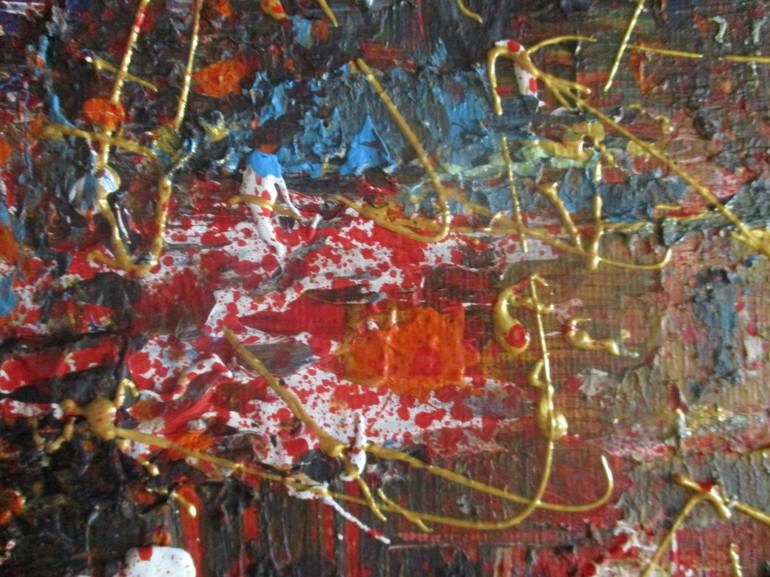 Original Abstract Expressionism Abstract Painting by Mariana Homem de Mello