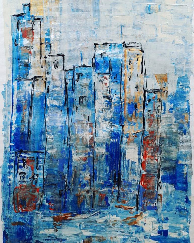 Cidade II Painting by Mariana Homem de Mello | Saatchi Art