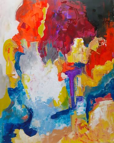 Original Expressionism Abstract Paintings by Mariana Homem de Mello