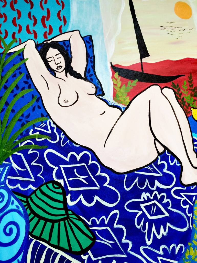 Original Nude Painting by Hanna Dujmovic