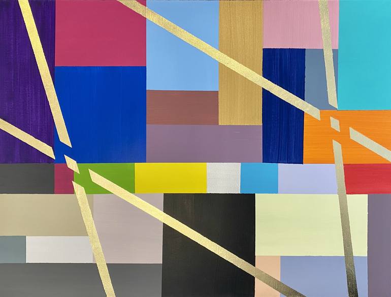 Original Abstract Painting by Davide Ishmael | Abstract Art on Canvas | Copy of The Rise Of Colors