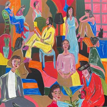 Print of Figurative People Paintings by Lucia Liz