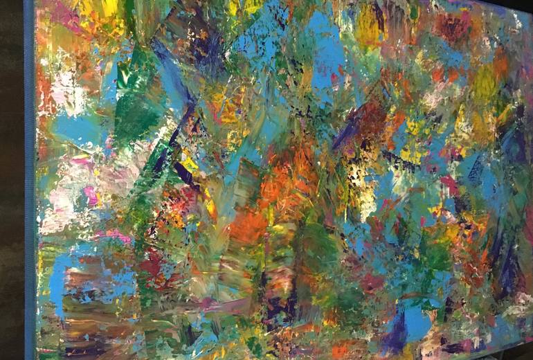 Original Abstract Expressionism Abstract Painting by Yury Korolkov 