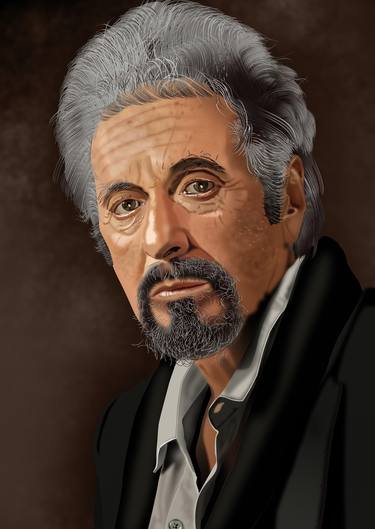 Al Pacino Digital Art portrait thumb