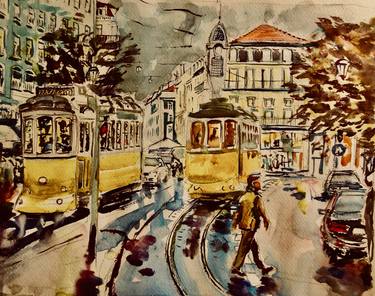 Print of Figurative Cities Paintings by Stefano Giuliani