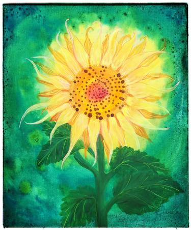 Print of Expressionism Floral Paintings by Ambrosia Jones