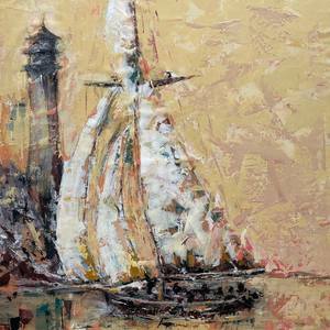 Storm 2 - Large format maritime art