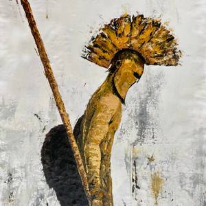 The Gladiator - Large format expressionist painting