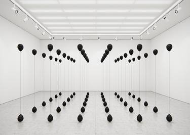Saatchi Art Artist TADAO CERN; Printmaking, “Project "Black Balloons" Sketch, Edition 20” #art
