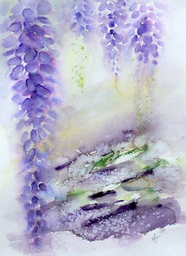 Tranquil Reverie: Wisteria's Whisper thumb