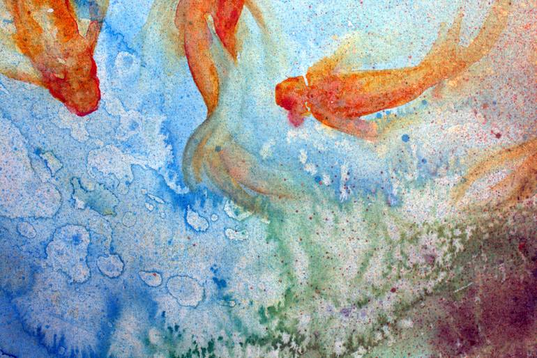 Original Abstract Animal Mixed Media by Alicia Fordyce