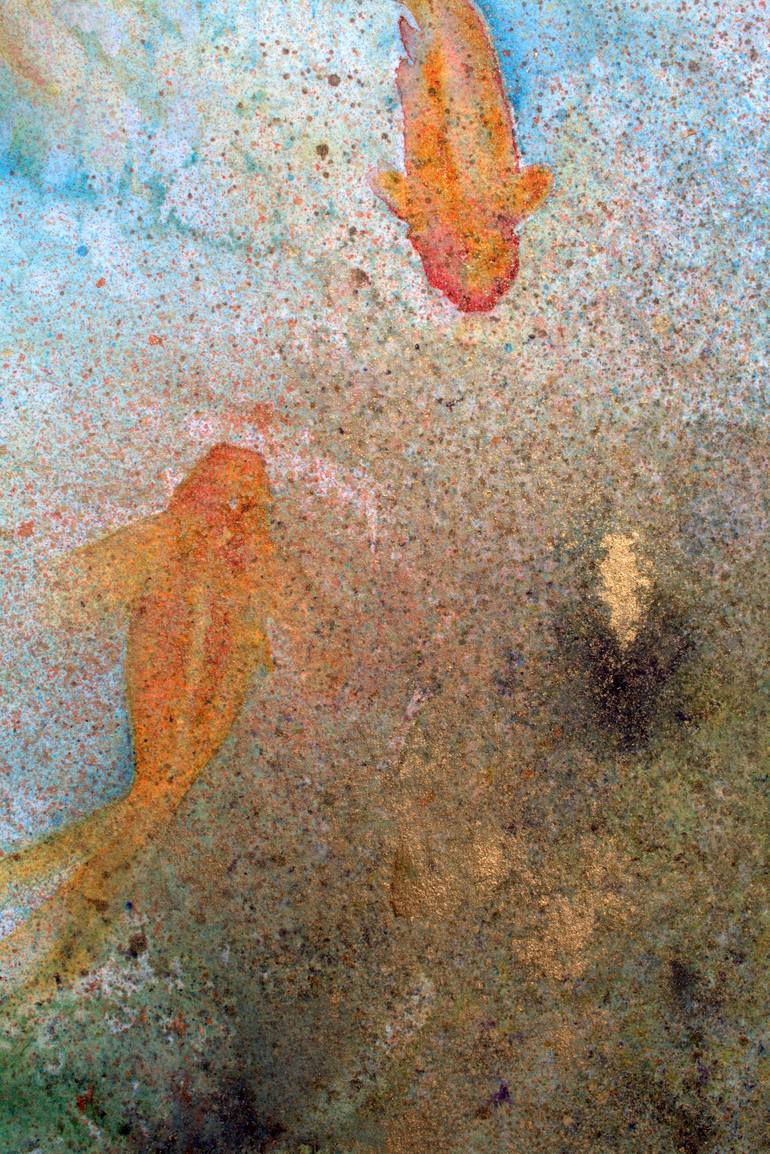 Original Abstract Animal Mixed Media by Alicia Fordyce