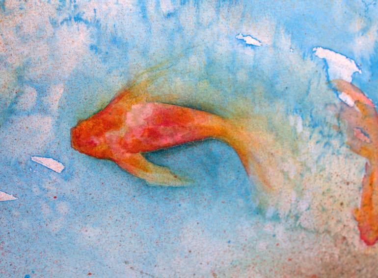 Original Abstract Animal Mixed Media by Alicia Fordyce