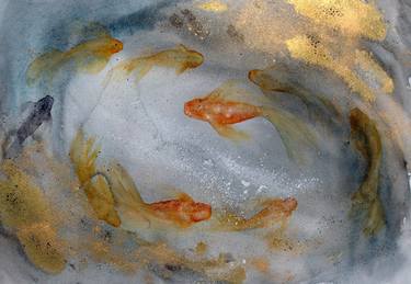 Mystical Waters: Nine Koi Symphony thumb