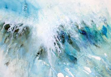 Print of Abstract Water Paintings by Alicia Fordyce