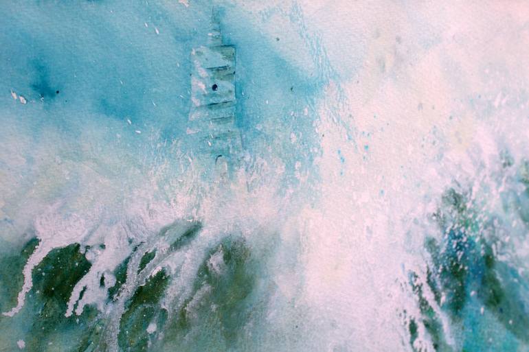 Original Abstract Water Painting by Alicia Fordyce