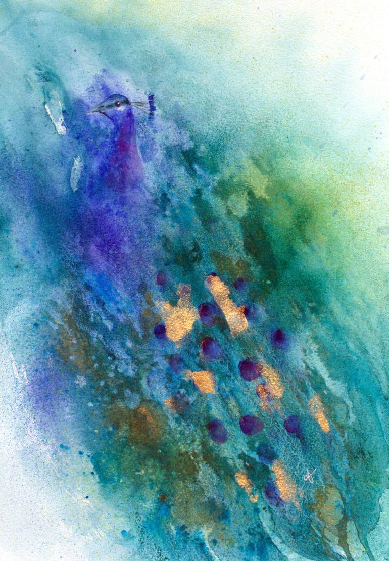 Print of Abstract Animal Mixed Media by Alicia Fordyce