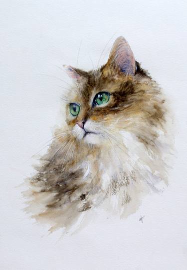 Original Abstract Cats Paintings by Alicia Fordyce