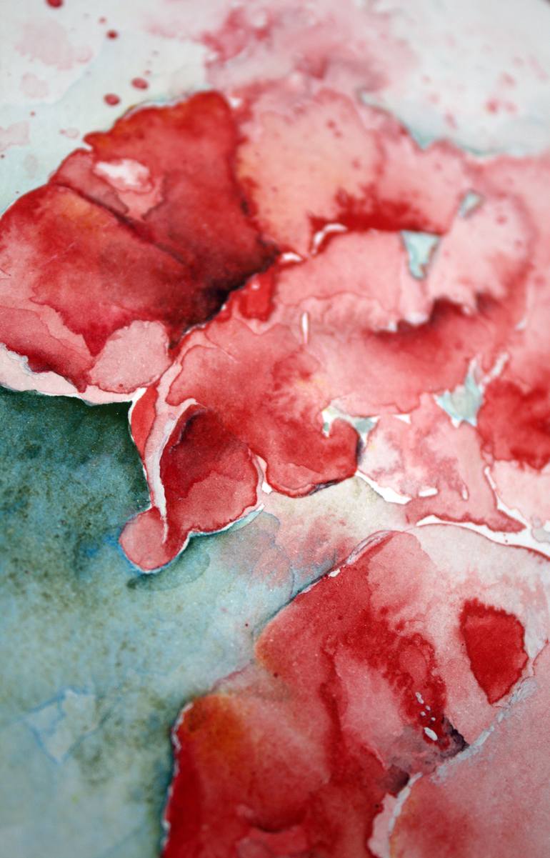 Original Abstract Floral Painting by Alicia Fordyce