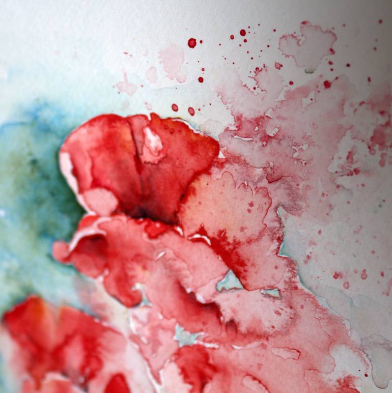Original Abstract Floral Painting by Alicia Fordyce
