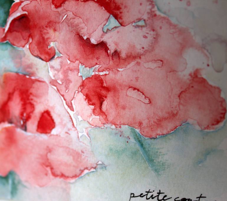 Original Abstract Floral Painting by Alicia Fordyce
